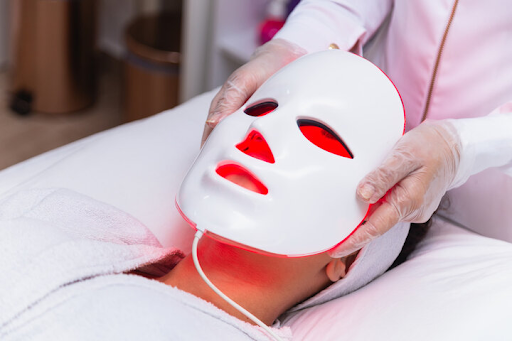 LED light therapy for acne